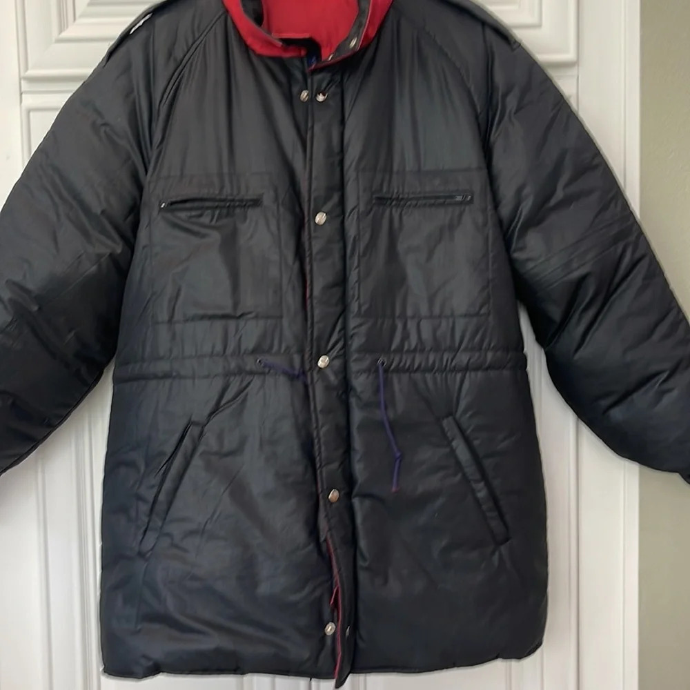 Reversible Puffer Jacket Red Black size UNKNOWN Large/XL (read Sz description) - Picture 13 of 16